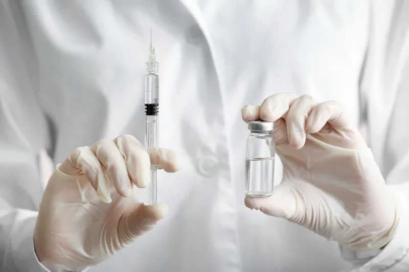 Image of vaccine prefilled syringes