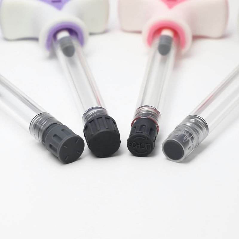 picture of Different COP and COC polymer syringes