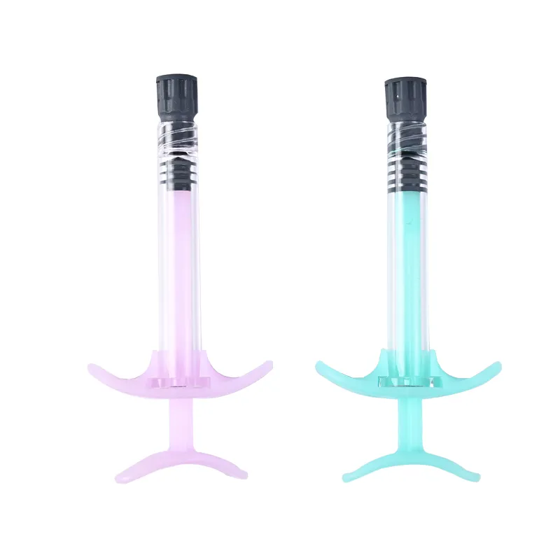 image of polymer syringes with different components