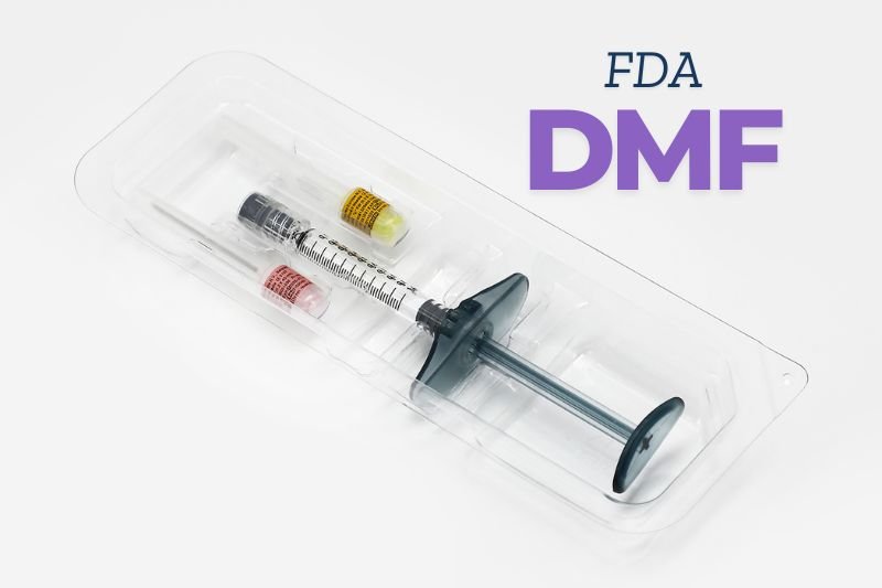 image of prefilled syringe with DMF