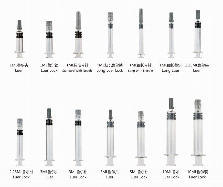 Image of full range of prefilled syringe