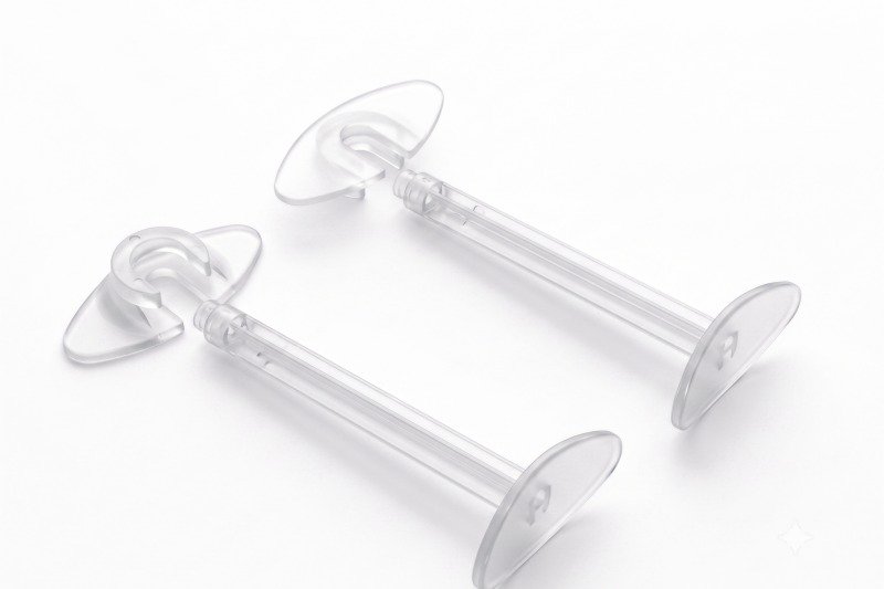 PC plunger rods and backstops